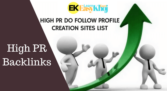 High PR profile creation sites