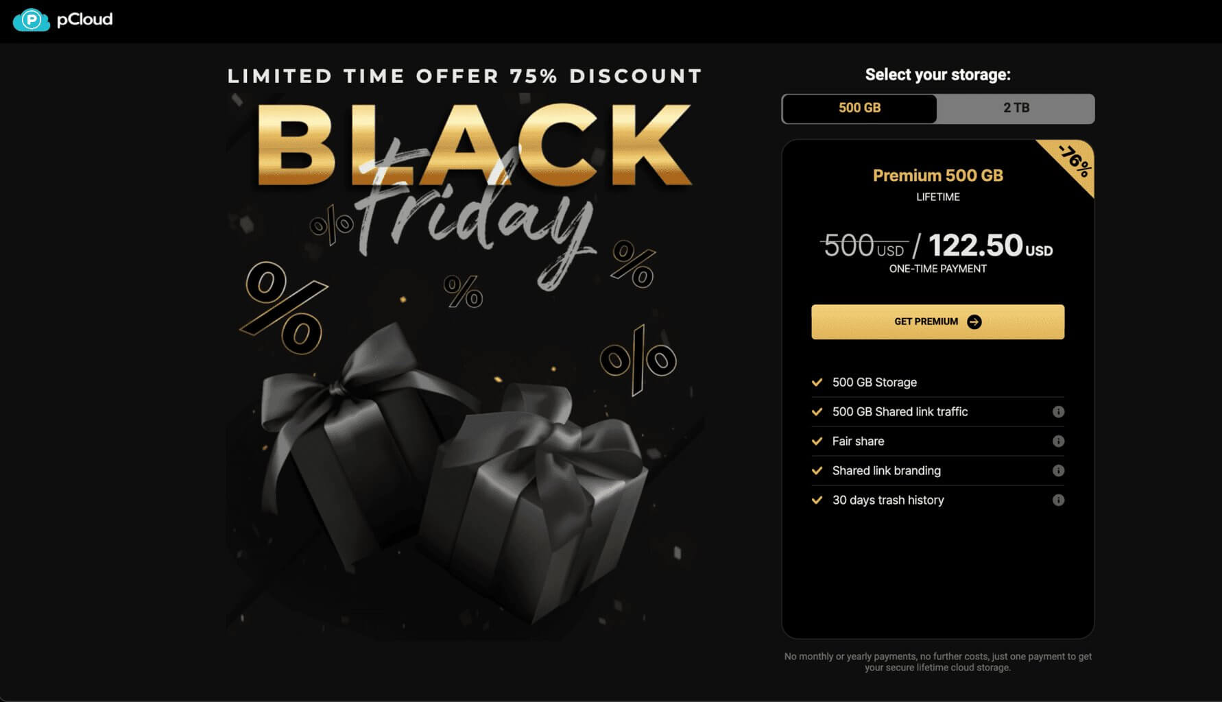 pCloud black friday offer