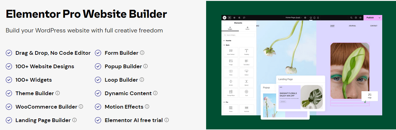 elementor pro website builder